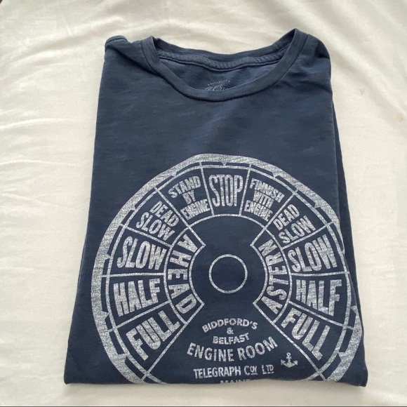 J. Crew Nautical Graphic Tee - Picture 1 of 3
